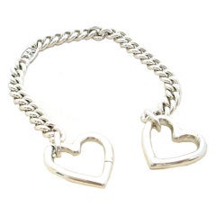 KIESELSTEIN CORD Sterling Heart Bracelet