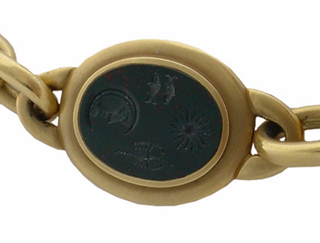 Kieselstein Cord  Gold Toggle Necklace