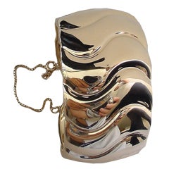 Wide Gold Cuff Bangle