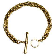 KIESELSTEIN CORD Gold Toggle Bracelet