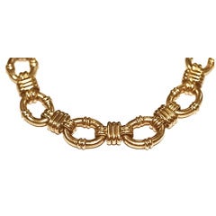 TIFFANY Gold 'Circle' Necklace