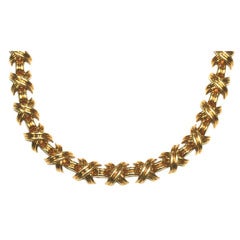 TIFFANY 'Signature' Gold Necklace 