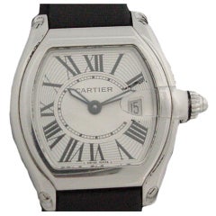Cartier Lady
s Stainless Steel Roadster Wristwatch with Date