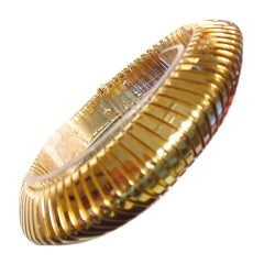 Rare Tubogas Bracelet 18K Yellow Gold Rare Tubogas Bracelet 18K Yellow Gold