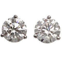 4.60 Carat Diamond Stud Earrings