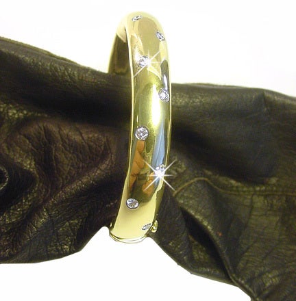 Women's TIFFANY Etoile Wide Bangle Bracelet For Sale