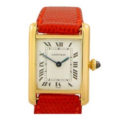 CARTIER Tank Louis Gold Ladies Watch