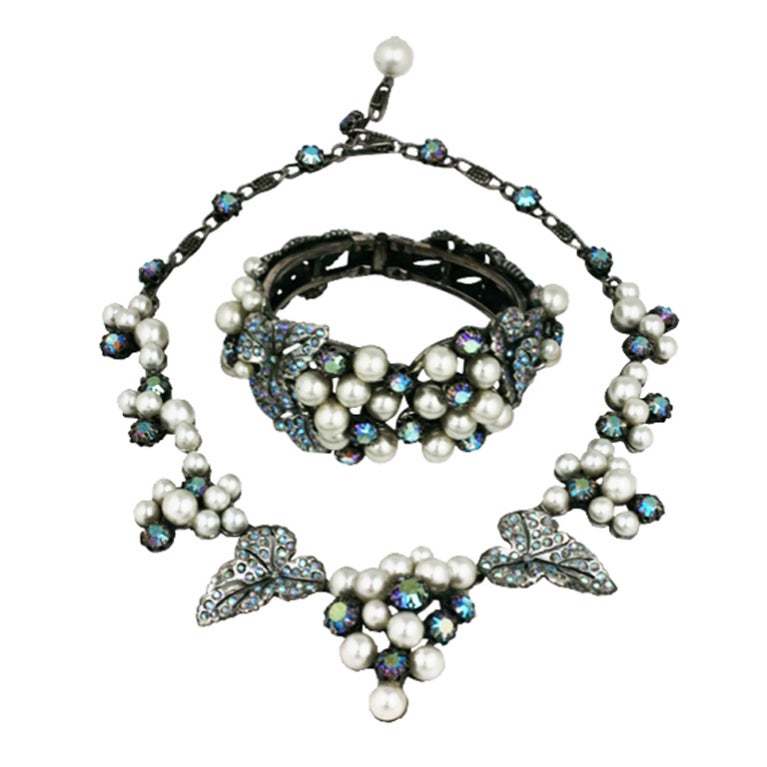 House of Schiaparelli Pagan Grape  Parure