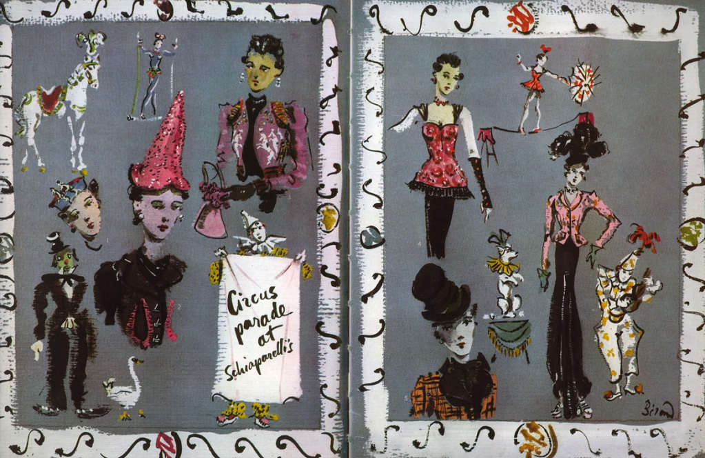 Clips d'autruche Schiaparelli Haute Couture, collection Circus 1938 1