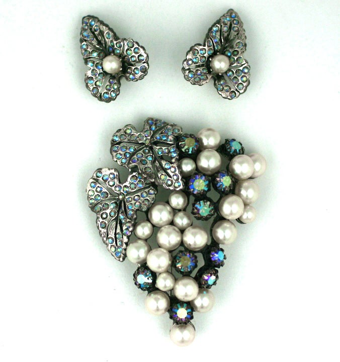 House of Schiaparelli Pagan Grape Demi Parure