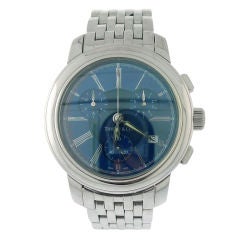TIFFANY & CO. Mark Quartz Resonator Chronograph Blue Dial Watch