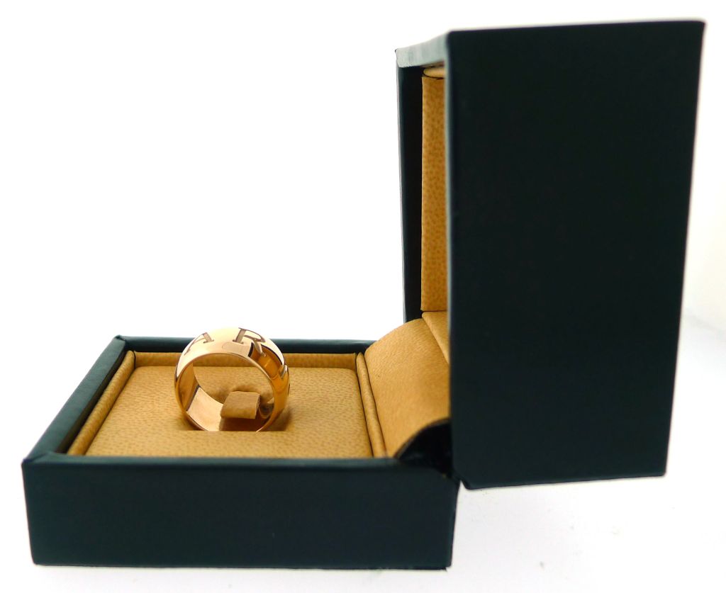 Women's BULGARI Monologo Pink Gold Ring