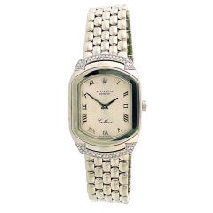 ROLEX White Gold Cellini Cellissima Lady's Wristwatch with Pink Dial