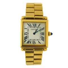CARTIER --- "Tank Obus" Gold Watch VERY RARE!