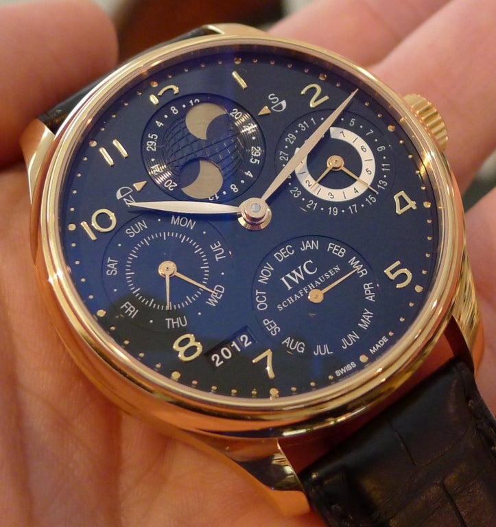 IWC "Portuguese" Perpetual Calendar Rose Gold Watch
