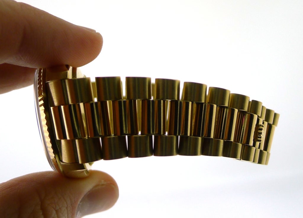 ROLEX Yellow Gold Day-Date President Pyramid Dial Ref. 18238 2