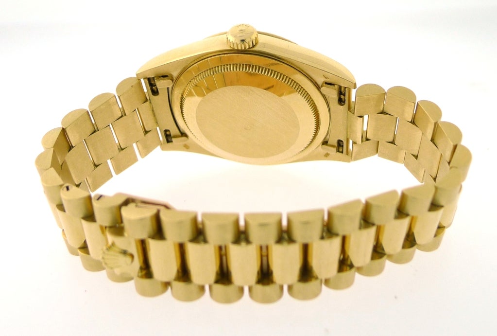 ROLEX Yellow Gold Day-Date President Pyramid Dial Ref. 18238 3