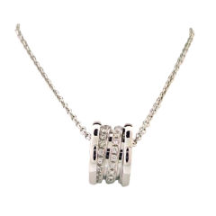 BULGARI B.Zero1 White Gold w/ Diamonds Necklace
