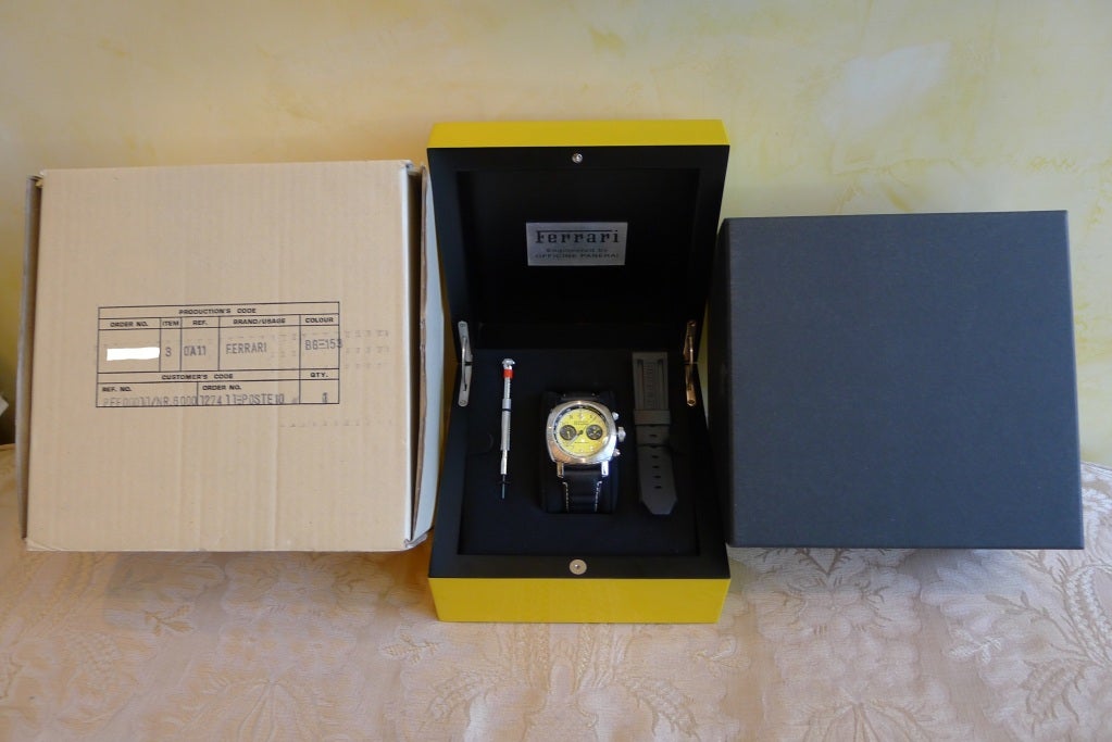 Men's PANERAI Ferrari Granturismo Chronograph Watch Ref. FER 00011