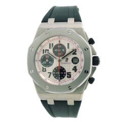 AUDEMARS PIGUET Stainless Steel Royal Oak Offshore Panda Automatic Chronograph with Date