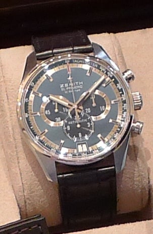 ZENITH Stainless Steel Charles Vermot El Primero Automatic Chronograph Wristwatch with Date 4