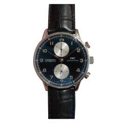 IWC Stainless Steel Portuguese Chrono-Automatic Wristwatch