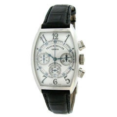 FRANCK MULLER White Gold Automatic Chronograph Wristwatch Ref 5850