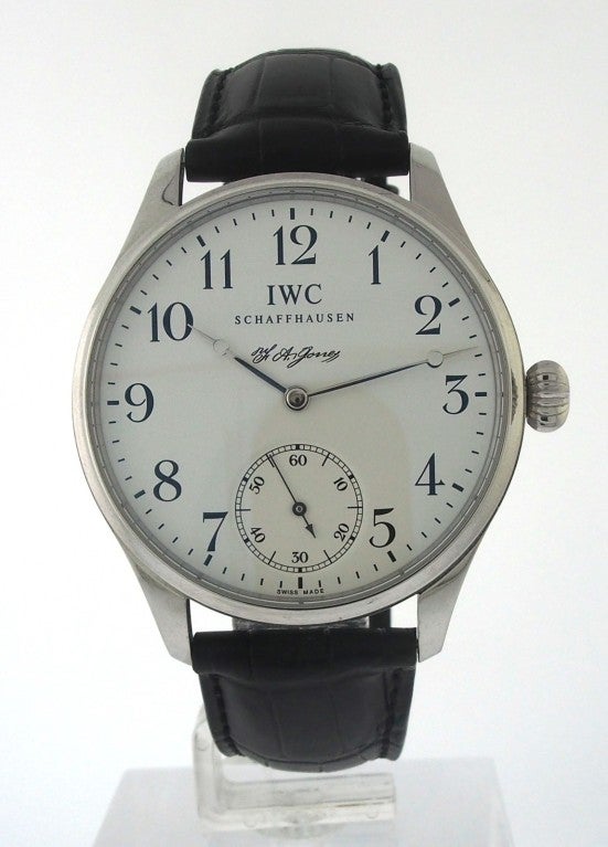 IWC Platinum Portuguese F.A. Jones Wristwatch