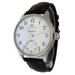 IWC Platinum Portuguese F.A. Jones Wristwatch