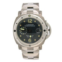 Used PANERAI PAM 170 Submersible Steel/Titanium Anthracite Dial