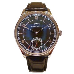 IWC Stainless Steel Portuguese Wristwatch