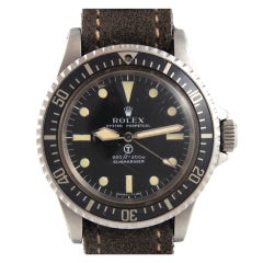 ROLEX Stainless Steel "Mil Sub" Made for British Navy Ref 5513