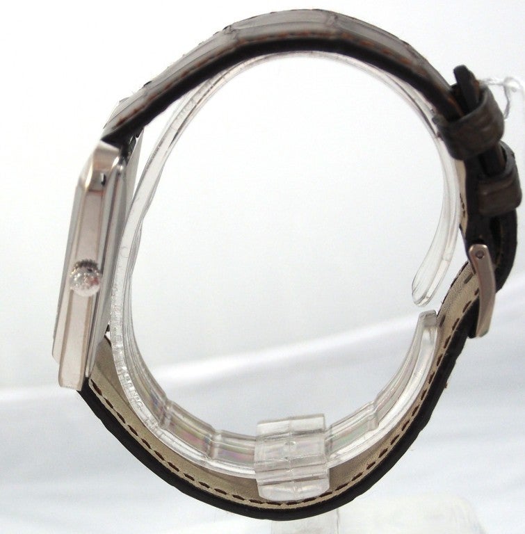 Patek Philippe White Gold Gondolo Trapeze Wristwatch Ref 5489G 1