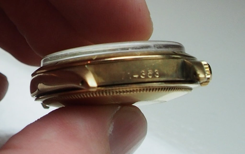 Rolex Yellow Gold Oyster Perpetual Zephyr Wristwatch circa 1951 6