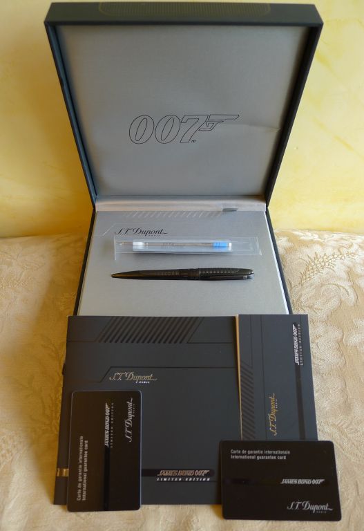 ST DUPONT Bond 007 Limited Edition Ball Point Pen Model #487006