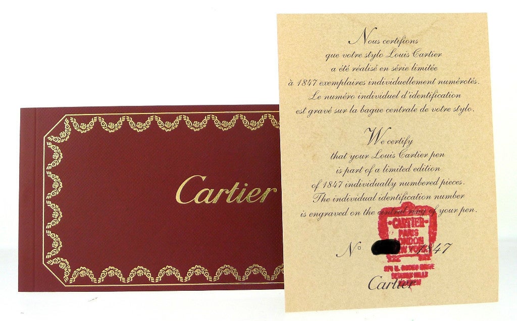 CARTIER Louis Cartier Constellation Pen Limited Edition 2