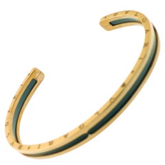 BULGARI B.Zero1 Pink Gold Black DLC Steel Cuff Bracelet