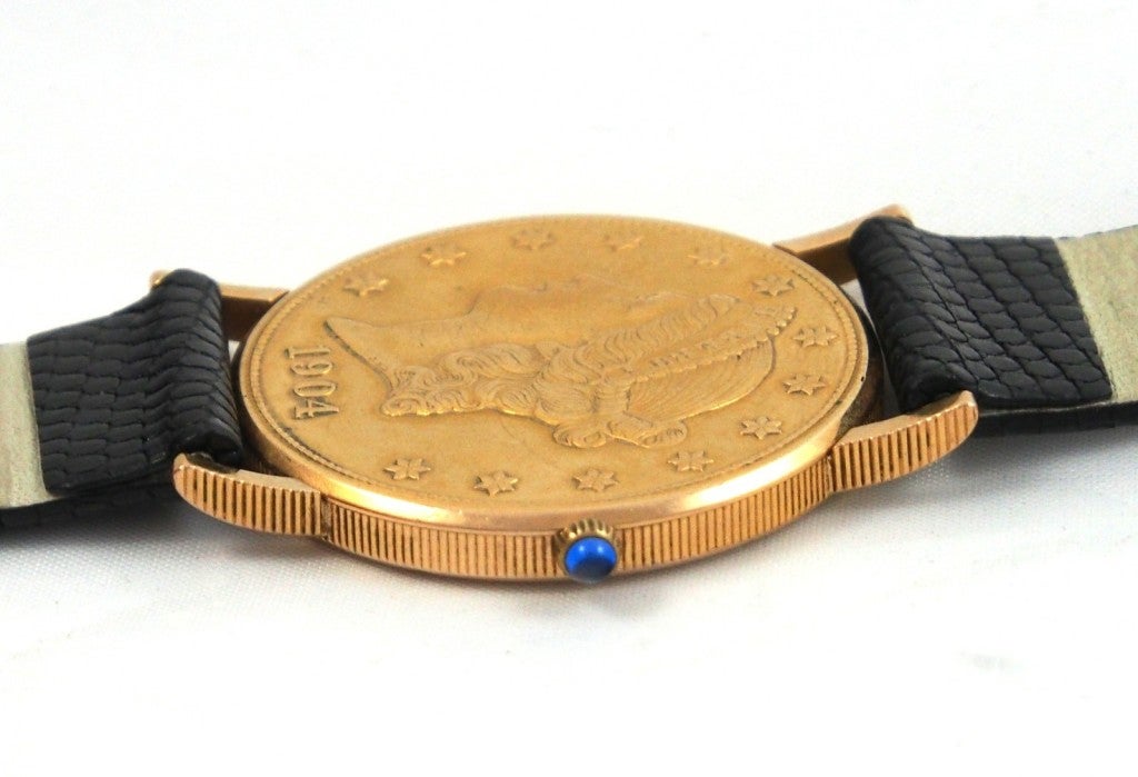 Corum Yellow Gold $20 Coin Wristwatch 2