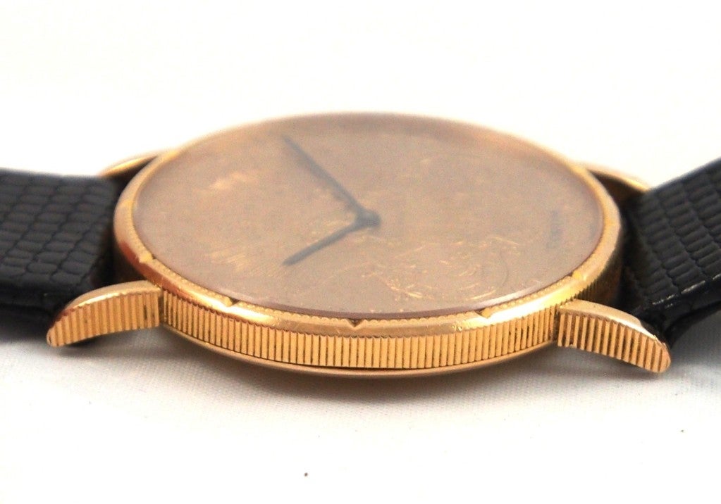 Corum Yellow Gold $20 Coin Wristwatch 3