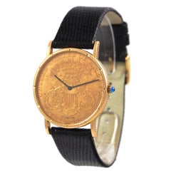 Corum Yellow Gold $20 Coin Wristwatch