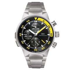 IWC Titanium Aquatimer Split Minute Chronograph Wristwatch