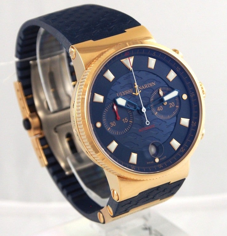 Brand Name: Ulysse Nardin
Style Number: 356-68LE-3
Also Called: 356-68
Series: Maxi Marine 