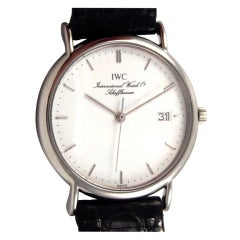 IWC Stainless Steel Quartz Portofino Wristwatch