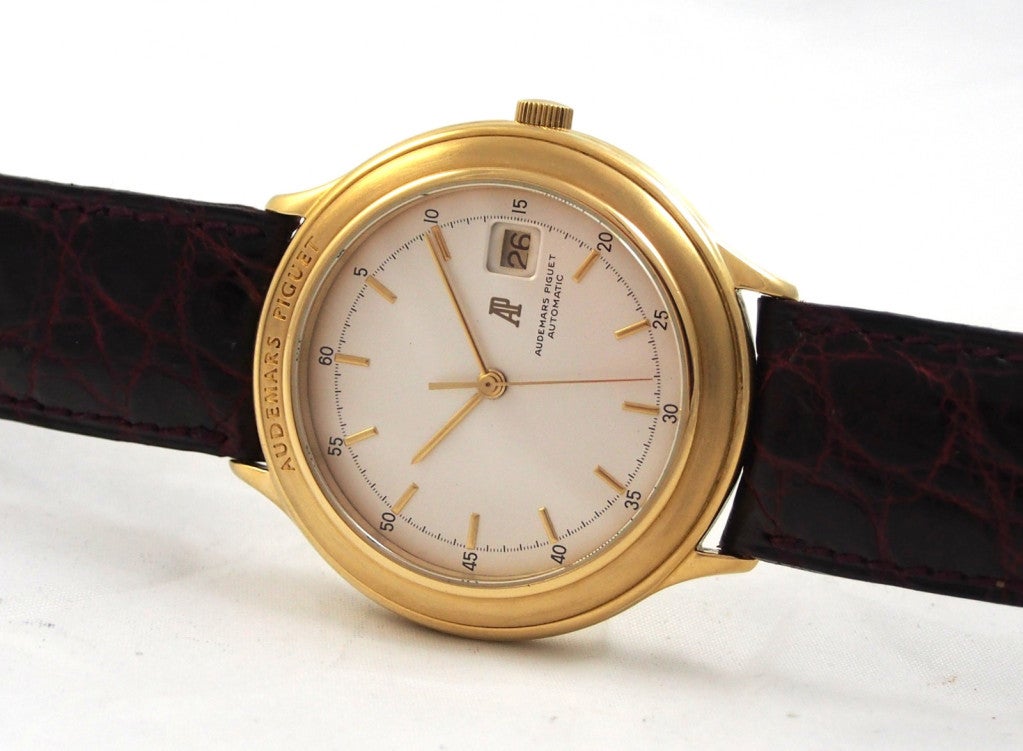 Men's Audemars Piguet Yellow Gold Huitieme Automatic Wristwatch