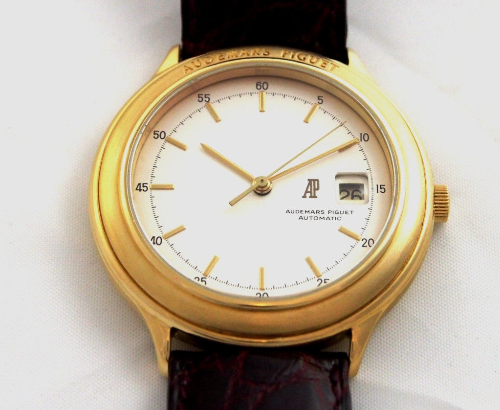 Audemars Piguet Yellow Gold Huitieme Automatic Wristwatch 2