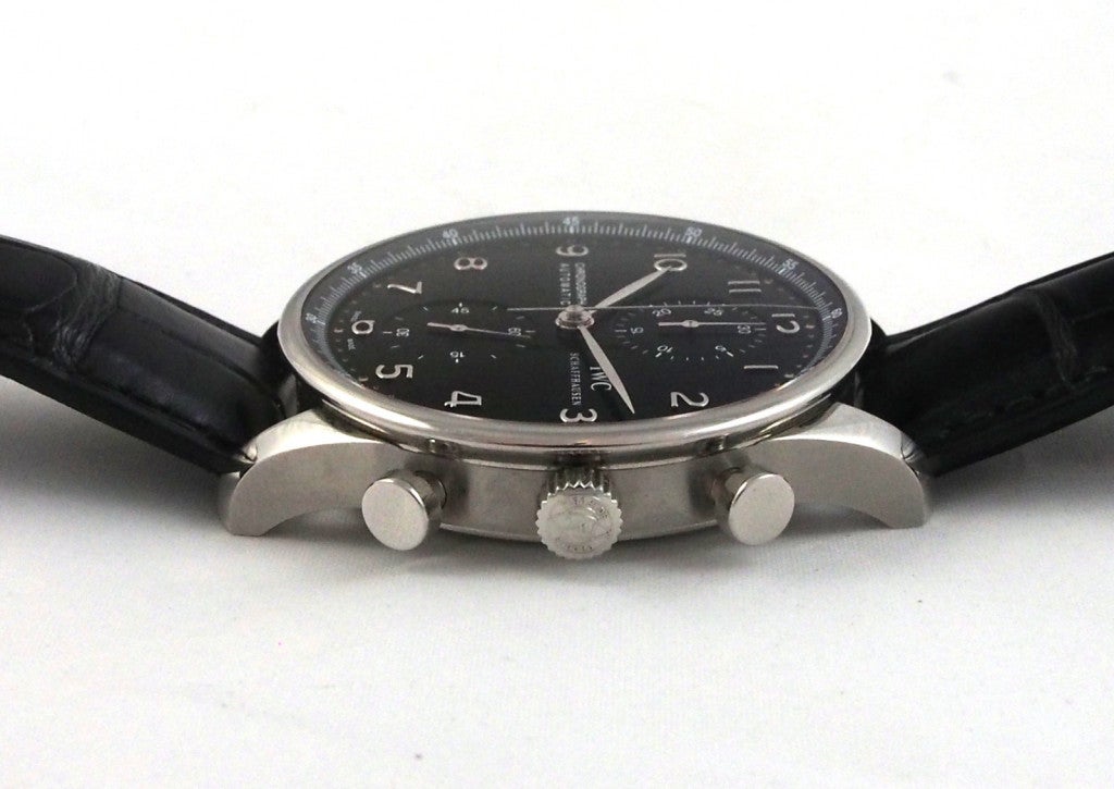 IWC Stainless Steel Portuguese Chrono-Automatic Wristwatch 1