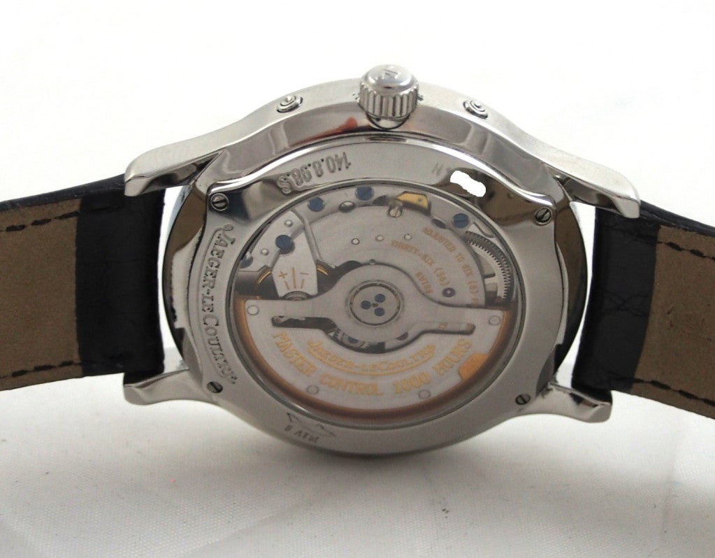 Jaeger-LeCoultre Stainless Steel Master Control Moon Wristatch 2