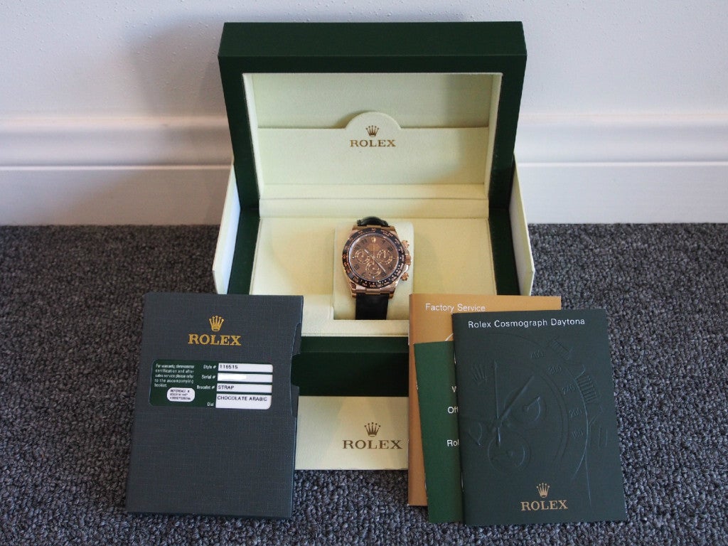 Rolex Rose Gold Daytona Wristwatch Ref 116515 7