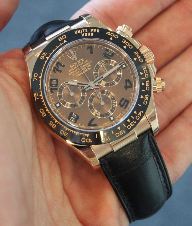 Rolex Rose Gold Daytona Wristwatch Ref 116515 6
