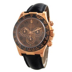 Rolex Rose Gold Daytona Wristwatch Ref 116515